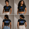 Curacao crop top