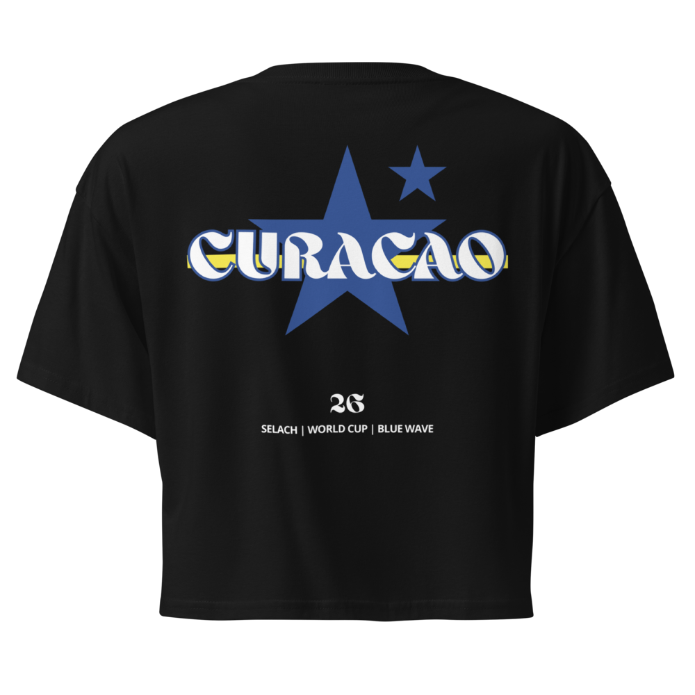 Curacao crop top